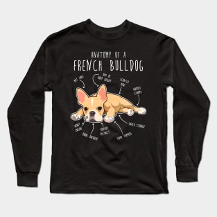 French Bulldog Anatomy Long Sleeve T-Shirt